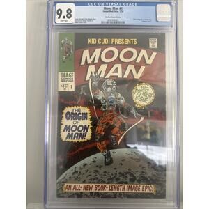 Kid Cudi Moon Man #1 Stadium Comics Silver Surfer Homage Variant LE 500 CGC 9.8